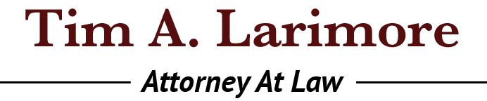 Tim Larimore Attorney at Law logo dark